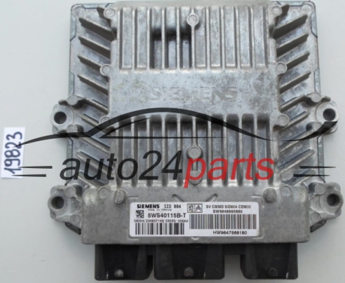 KOMPUTER STEROWNIK SILNIKA CITROEN C2 1.4 HDI 5WS40115B-T,  HW9647568180, SID804