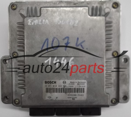 ECU CENTRALITA DE MOTOR RENAULT LAGUNA 1.9 DCI F9Q BOSCH 0281010482, 0 281 010 482, HOM8200126462, HOM 8200126462, 8200121886, 28SA5028