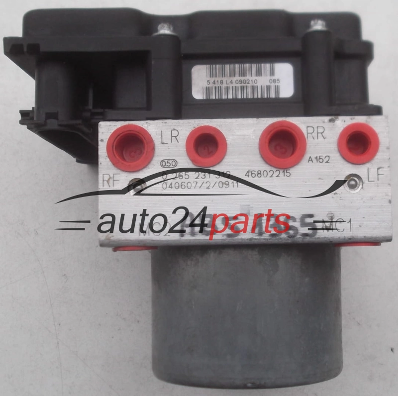 ABS PUMP FIAT PANDA BOSCH 0 265 231 312, 0265231312, 46802215, 0 265 800 715, 0265800715