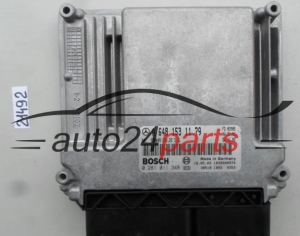 CALCULATEUR MOTEUR MERCEDES S 320 CDI BOSCH 0 281 011 348, 0281011348, A 648 153 11 79, A6481531179, CR3.23