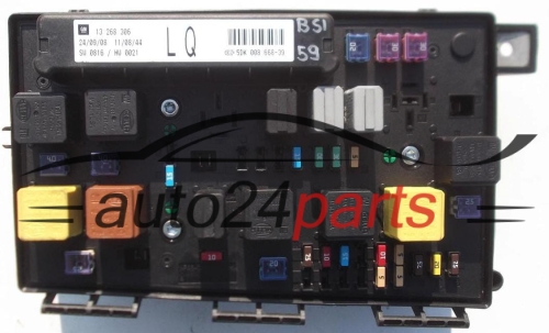 CAJA ELECTRICA DE FUSIBLES Y RELES OPEL ASTRA ZAFIRA 1.9 CDTI 13 268 306 LQ, 13268306, 5DK 008 668-39, 5DK008668-39