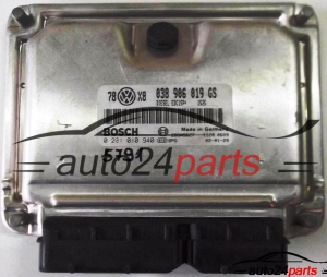 CALCULATEUR MOTEUR VW VOLKSWAGEN PASSAT 1.9 TDI 038906019GS, BOSCH 0 281 010 940, 0281010940, 28SA5627, DIESEL EDC15P+ 1525