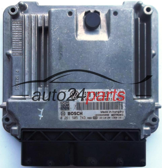 ΜΟΝΑΔΑ ΕΛΕΓΧΟΥ ΚΙΝΗΤΗΡΑ SKODA OCTAVIA 1.8 TSI 3T0907115F, 1Z0907115F, BOSCH 0261S05743