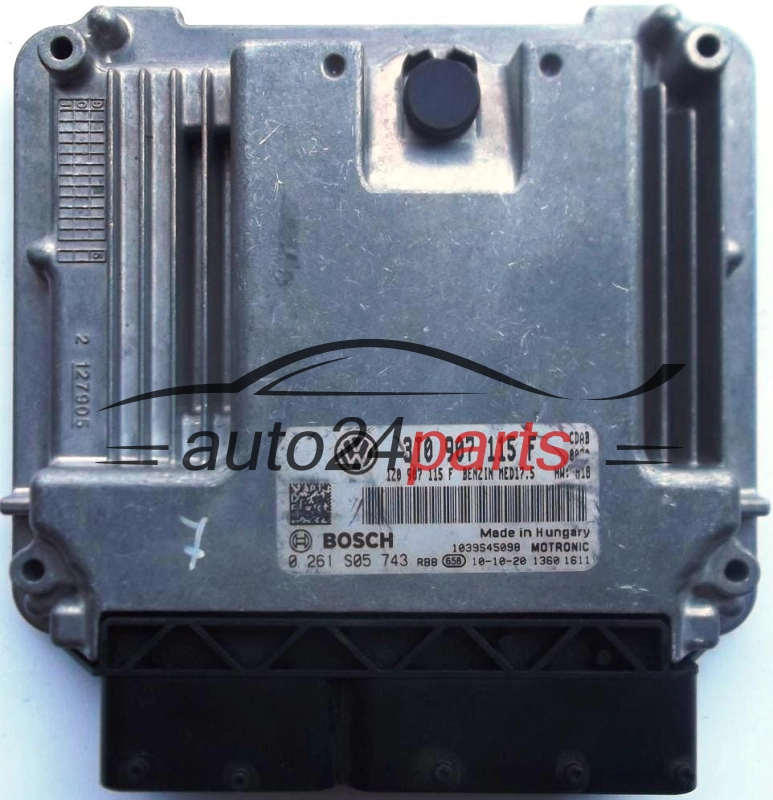 ΜΟΝΑΔΑ ΕΛΕΓΧΟΥ ΚΙΝΗΤΗΡΑ SKODA OCTAVIA 1.8 TSI 3T0907115F, 1Z0907115F, BOSCH 0261S05743