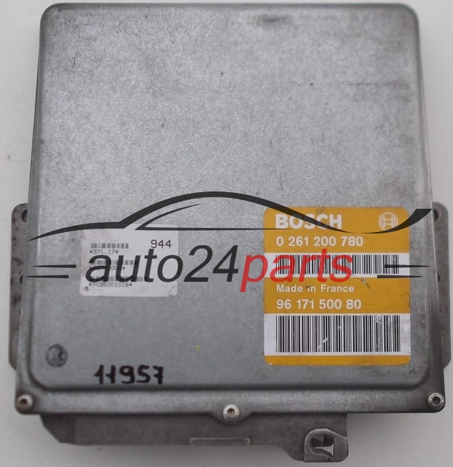ECU ENGINE CONTROLLER CITROEN PEUGEOT 1.0 BOSCH 0 261 200 780, 96 171 500 80