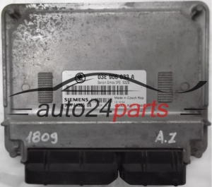 ECU CENTRALITA DE MOTOR SKODA FABIA 1.2 AZQ 03E906033A, 03E 906 033 A, SIEMENS 5WP44305 08, BENZIN SIMOS 3PE 5329