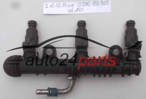 WTRYSK WTRYSKIWACZ PALIWA BENZYNA OPEL AGILA ASTRA G CORSA C Z10,12,14XE BOSCH 0 280 155 965