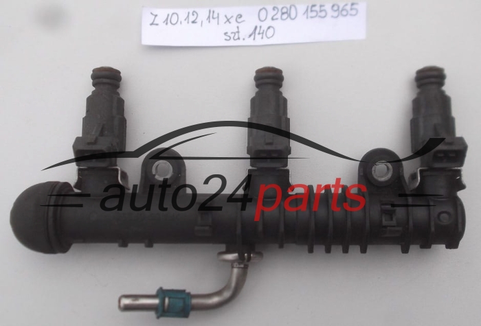 WTRYSK WTRYSKIWACZ PALIWA BENZYNA OPEL AGILA ASTRA G CORSA C Z10,12,14XE BOSCH 0 280 155 965