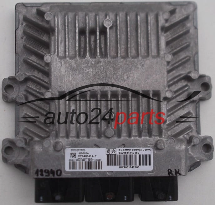 calculateur moteur pour peugeot 407 1.4 hdi 