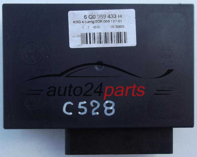 CENTRALKA MODUL STEROWNIK KOMFORTU VOLKSWAGEN SEAT SKODA HELLA 5DK 008 127-01