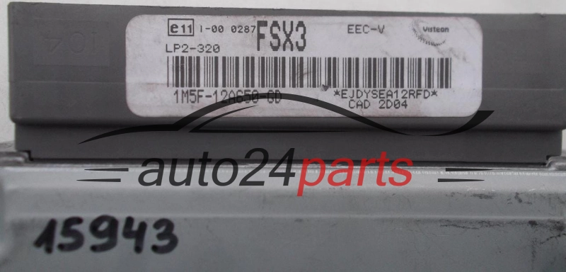 CENTRALINA MOTORE FORD FOCUS 1.6, VISTEON 1M5F-12A650-GD, 1M5F12A650GD, FSX3, LP2-320