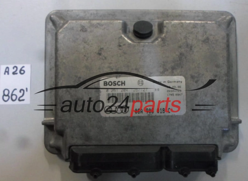 AUDI A3 1.8 AGN 06A906018C, 06A 906 018 C, BOSCH 0261204127, 0 261 204 127, 0 261 204 126, 0261204126, MOTORSTEUERUNG V05 26SA4873