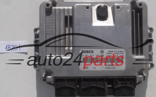 KOMPUTER STEROWNIK SILNIKA RENAULT SCENIC 1.9 DCI BOSCH 0 281 013 366, 0281013366, 8200601334, 8200631560