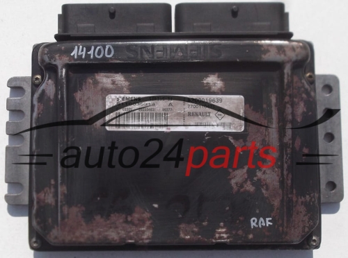 MOTORSTEUERGERÄT ECU STEUERGERAT RENAULT CLIO SIEMENS S110036314 A, S110036314A, 8200019639, 7700110471 