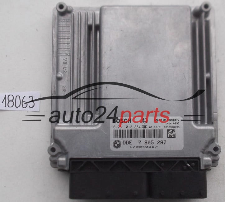 KOMPUTER STEROWNIK SILNIKA BMW 3.0 DIESEL BOSCH 0 281 013 854,  DDE 7 805 287