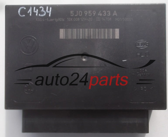 CENTRALKA MODUL STEROWNIK KOMFORTU BSI SKODA FABIA 5J0 959 433 A, 5J0959433A, 5DK 008 129-20, 5DK008129