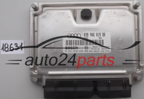 KOMPUTER STEROWNIK SILNIKA VOLKSWAGEN AUDI A4 BOSCH 0 281 010 226, 0281010226, 038 906 019 BR, 038906019BR 