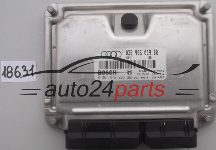 KOMPUTER STEROWNIK SILNIKA VOLKSWAGEN AUDI A4 BOSCH 0 281 010 226, 0281010226, 038 906 019 BR, 038906019BR 