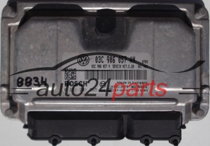 KOMPUTER STEROWNIK SILNIKA SKODA ROOMSTER 1.6 03C906057AN, 03C 906 057 AN, 03C906057M, 03C 906 057 M, BOSCH 0261201665, 0 261 201 665, BENZIN ME7.5.20 1515 1039S23905 -  8834