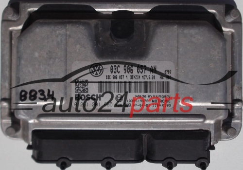 KOMPUTER STEROWNIK SILNIKA SKODA ROOMSTER 1.6 03C906057AN, 03C 906 057 AN, 03C906057M, 03C 906 057 M, BOSCH 0261201665, 0 261 201 665, BENZIN ME7.5.20 1515 1039S23905 