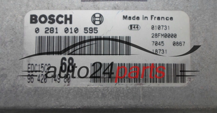 CITROEN XSARA PICASSO 2.0 HDI BOSCH 0 281 010 595,  96 420 149 80