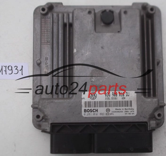 Centralina do motore SKODA OCTAVIA 1.9 TDI BOSCH 0281011883 03G906016DJ EDC16U1