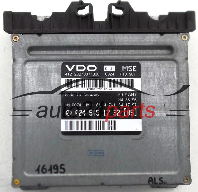ECU CENTRALITA DE MOTOR MERCEDES W202 C180 1.8 024 545 17 32 05, 0245451732