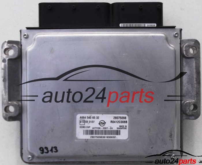 calculateur moteur pour ssang yong actyon 