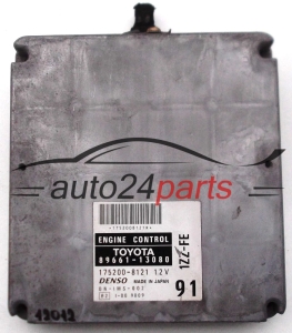 CENTRALITA DE MOTOR  TOYOTA COROLLA VERSO 1.8, 89661-13080, 8966113080, 175200-8121, 1752008121, 1ZZ-FE 91 