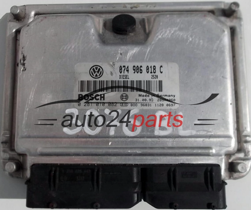 MOTORSTEUERGERÄT ECU STEUERGERÄT VW VOLKSWAGEN T4 2.5 TDI 074906018C