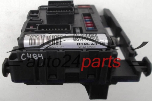 CENTRALKA MODUL SKRZYNKA BEZPIECZNIKOW BSM CITROEN C5 2.0 HDI 9641258080-00, S11050000 F - C484