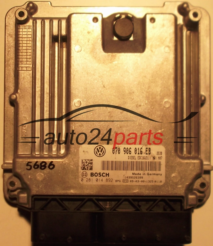 ECU CENTRALITA DE MOTOR VW VOLKSWAGEN T5 2.5 TDI BOSCH 0281014892
