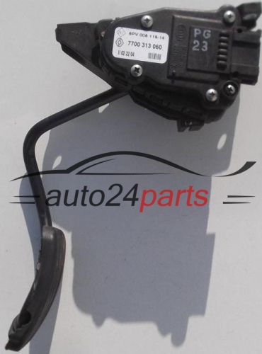 POTENTIOMETRE DE PEDALE DE GAZ D'ACCELERATEUR OPEL VIVARO RENAUTL TRAFIC 1.9 DCI 7700 313 060, 7700313060, 6PV 008 119-14, 6PV00811914 