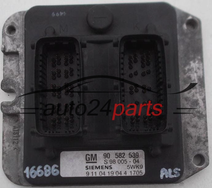Μονάδα Ελέγχου Κινητήρα OPEL ASTRA ZAFIRA 1.8 X18XE1 SIEMENS 5WK9 1705
