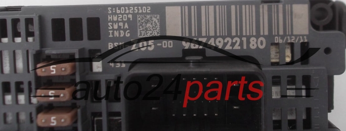 KOMFORTSTEUERGERÄT BSM CITROEN PEUGEOT DELPHI 9674922180