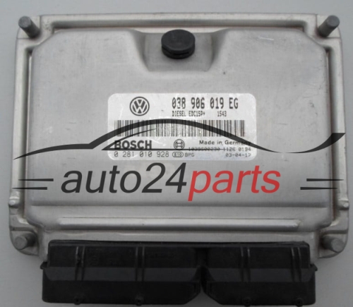 CENTRALINA DO MOTORE SKODA 1.9 TDI BOSCH 0 281 010 928,  038 906 019 EG
