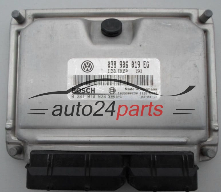 CENTRALINA DO MOTORE SKODA 1.9 TDI BOSCH 0 281 010 928,  038 906 019 EG