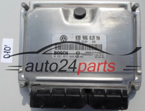 KOMPUTER STEROWNIK SILNIKA SEAT IBIZA 1.9 TDI BOSCH 0 281 015 048, 0281015048, 038 906 019 MA, 038906019MA