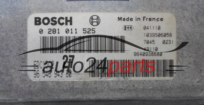 CENTRALINA MOTORE PEUGEOT 206 2.0 HDI BOSCH 0 281 011 525