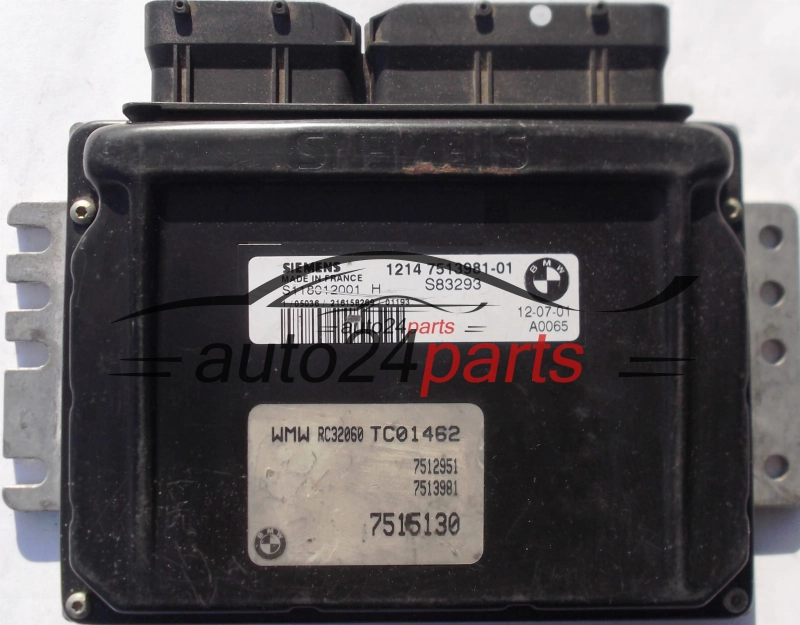 ECU CENTRALITA DE MOTOR MINI COOPER 1.6 SIEMENS S118012001H, S83293, 1214751398101