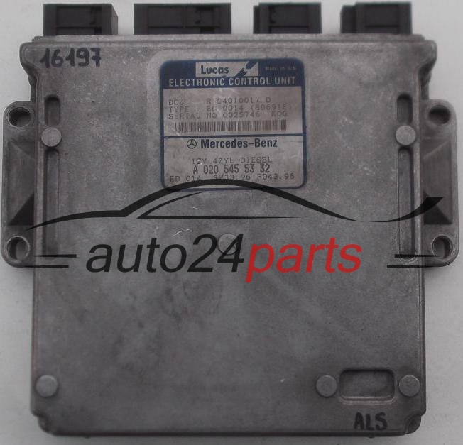ΜΟΝΑΔΑ ΕΛΕΓΧΟΥ ΚΙΝΗΤΗΡΑ MERCEDES W210 2.2 D LUCAS R 04010017 D, R04010017D, A 020 545 53 32, A0205455332