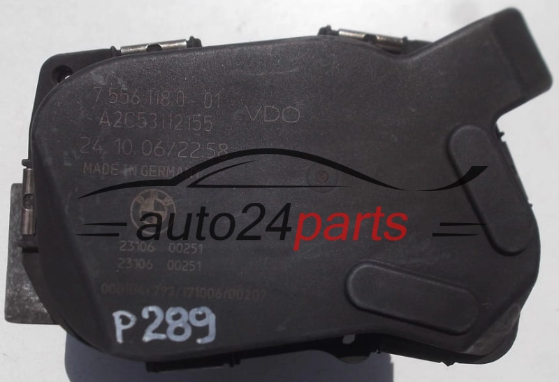 Σώμα πεταλούδας BMW 3 ER E91 A2C53112155 7556118001