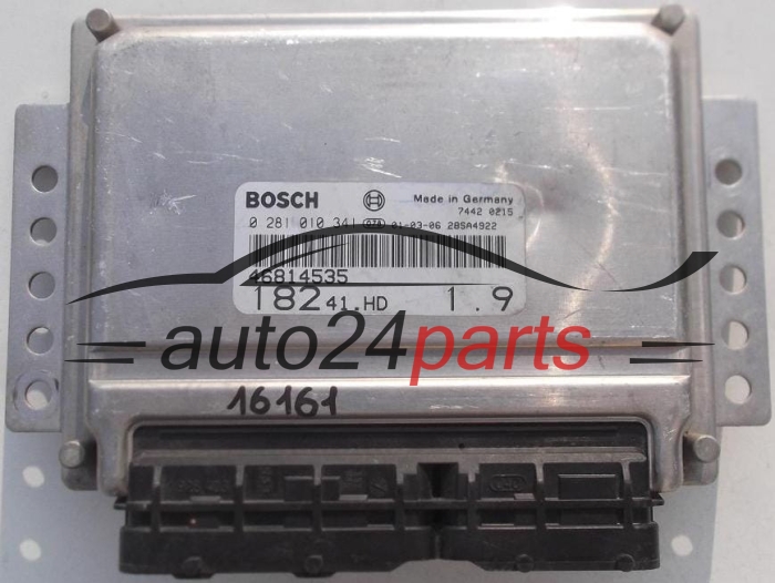 CENTRALINA DO MOTORE FIAT BRAVA BRAVO 1.9 JTD 46814535 18241HD BOSCH 0281010341, 0 281 010 341, 28SA4786