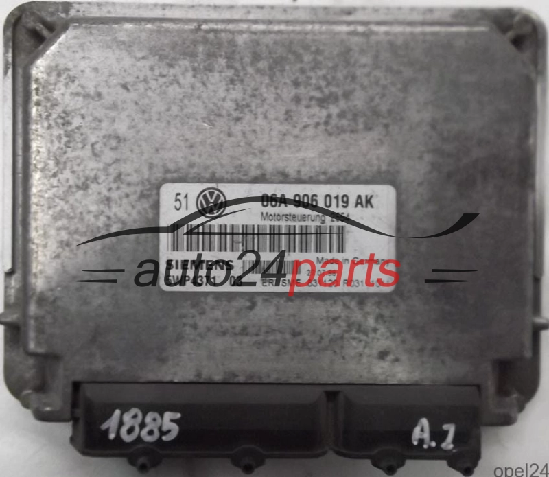 CALCULATEUR MOTEUR VOLKSWAGEN GOLF BORA 1.6 AK SIEMENS 5WP4371 03, 5WP437103, 06A 906 019 AK, 06A906019AK