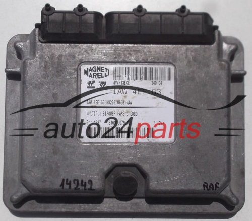CENTRALITA DE MOTOR FIAT MULTIPLA BIPOWER MAGNETI MARELLI IAW 4EF.G3, IAW4EFG3, 61601.079.03, 6160107903, 51761337 