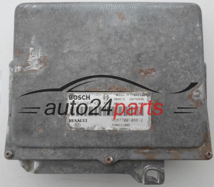 Centralina do motore RENAULT ESPACE BOSCH 0 261 204 434,  HOM 7700108812, 7700111995
