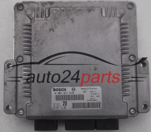 CENTRALINA DO MOTORE CITROEN XSARA PICASSO 2.0 HDI BOSCH 0 281 011 518, 0281011518, 96 583 731 80, 9658373180, 9640938680, EDC15C2