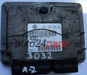 KOMPUTER STEROWNIK SILNIKA SEAT IBIZA CORDOBA 1.4 036906034AJ, 036 906 034 AJ, IAW4MV.AJ, BENZIN 4MV 005 4955, 61600.680.08 CR1 MY2, 6160068008 - 