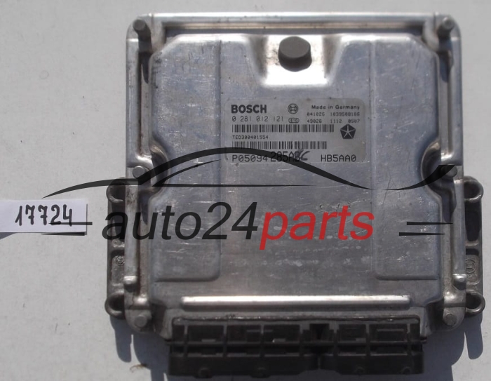 Μονάδα Ελέγχου Κινητήρα CHRYSLER VOYAGER 2.8 CRD BOSCH 0 281 012 121, 0281012121, P05094285AB