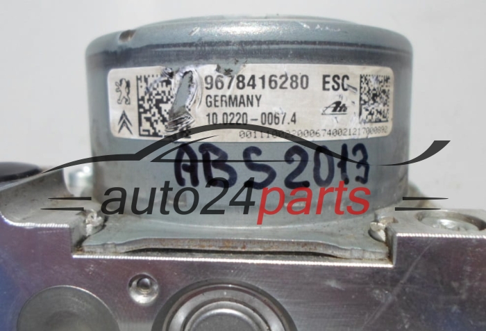 ABS PUMP CITROEN PEUGEOT 9678416280, ATE  10022000674